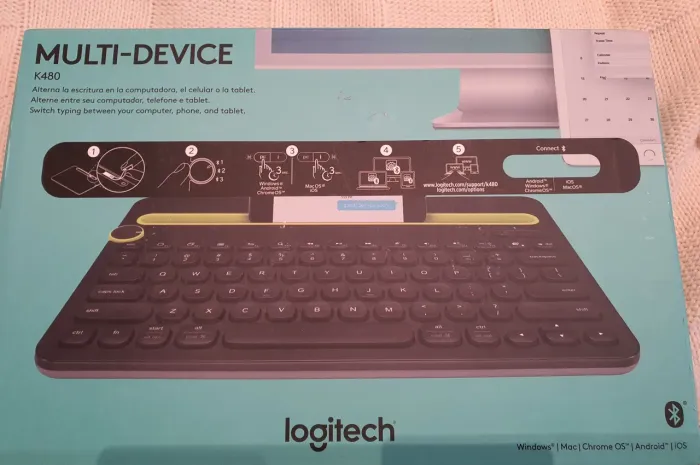 Teclado Bluetooth logitech k480 mult-devic 