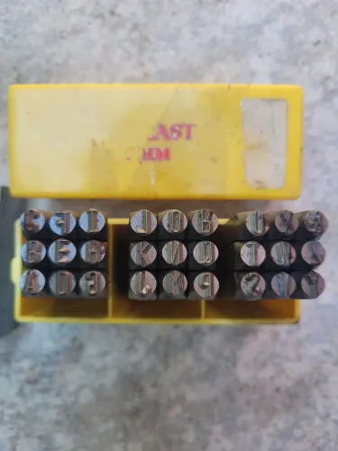 Jogo Punção Alfabeto - Rocaster 6 mm