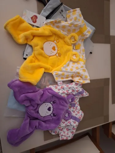 Roupa pet - 2 peças ursinhos carinhosos 