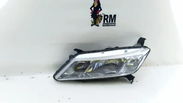 Farol Foco Duplo Cromado Honda City 2014 A 2017 Original Esquerdo/motorista