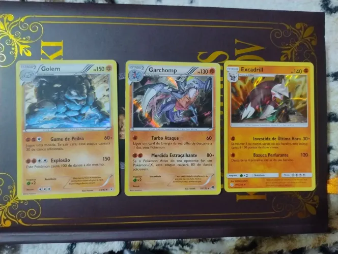 15 cartas pokemon variadas