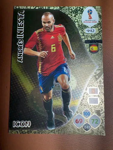 Card Adrenalyn XL 2018 Iniesta Icon