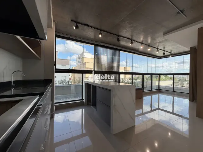 Apartamento alto padrão disponível para locação com 3 suítes no bairro Santa Mônica em Ube