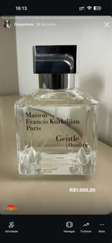 Maison francis gentle fluidity perfumaria de nicho 