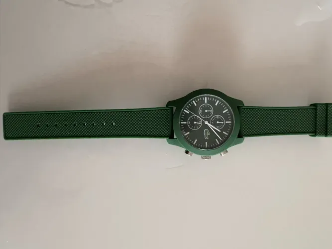 Vendo relógio Lacoste modelo 12.12 Crono TR90 Green
