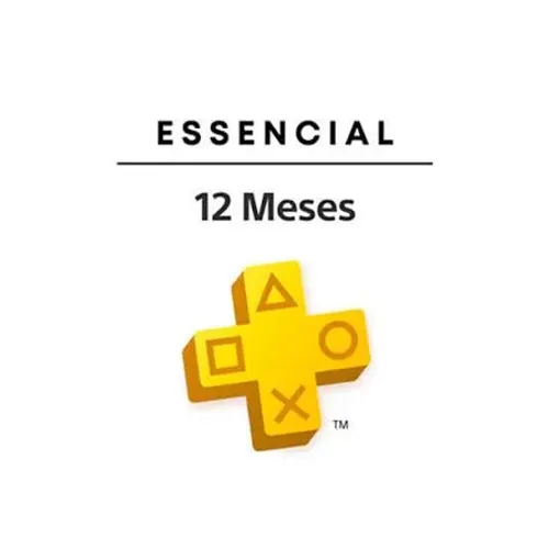 ASSINATURA PLAYSTATION PLUS ESSENCIAL PS4/PS5 PSN M I D I A - D I G I T A L