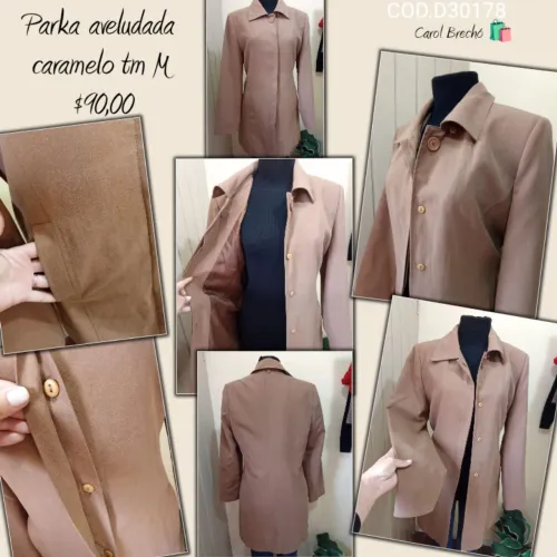 Parka aveludada