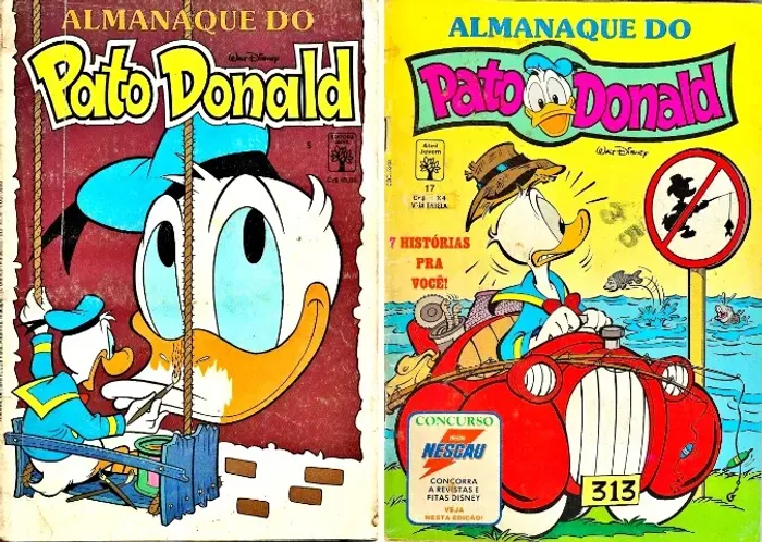 Almanaque do Pato Donald, 1ª Série n°s 5 e 17 (Abril) [1988-1993] - preço por unidade.
