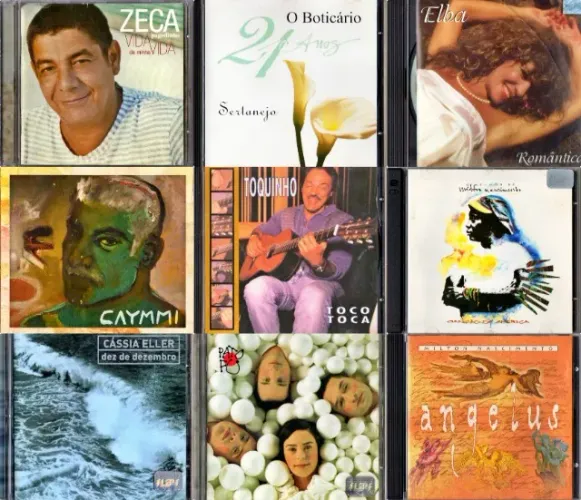 Lote com 30 Cds Originais De Música Nacional/Internacional