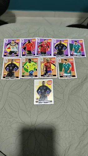 Figurinhas legends da Copa