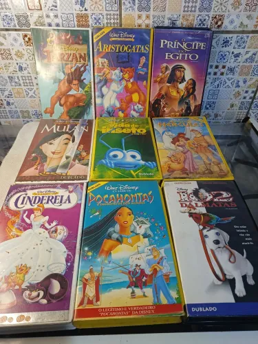 Fitas de Vhs da Disney, antigos