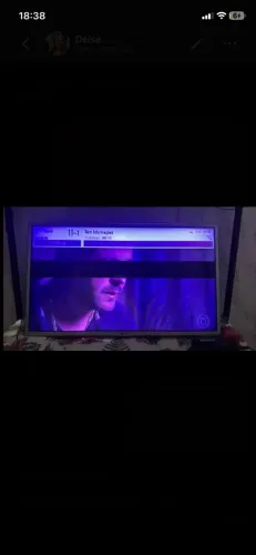 Vendo tv com listra na tela