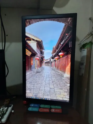 Monitor 24" 3Green Pro Full HD 75Hz - Suporte Ergonômico (Ajuste Altura) - Impecável