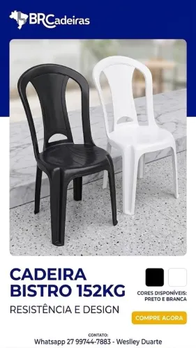 Cadeira Bistrô 152Kg