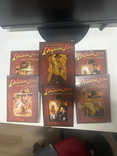 Coleção de filmes Indiana Jones edição colecionador
