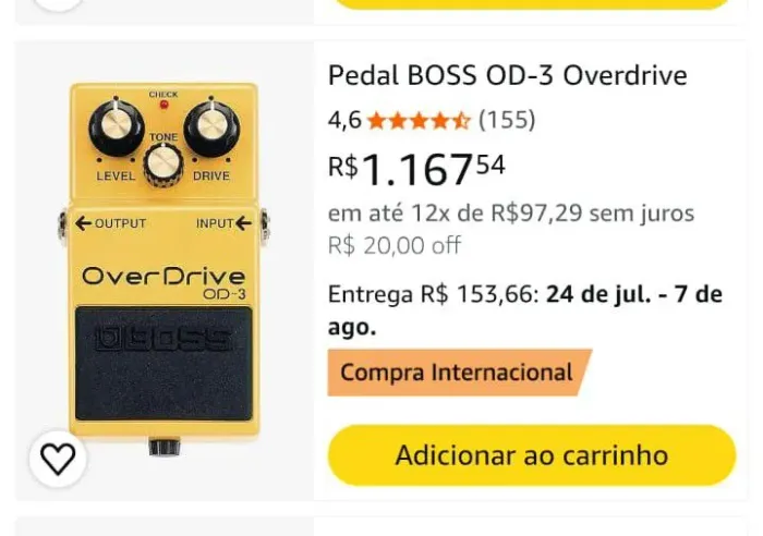 Novo na embalagem nunca usado