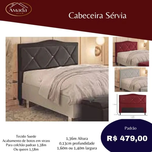 Cabeceira Sérvia - à pronta entrega