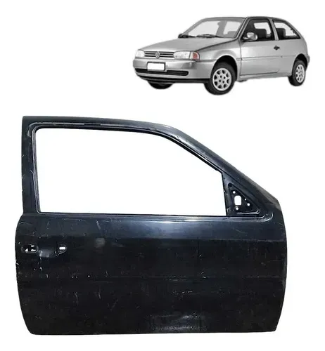 Porta Vw Gol G2 1994 A 2005 Dianteira Direita Detalhe Dianteira Direito Preto