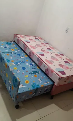 Bicama infantil com proteção 