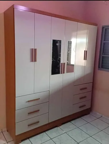 guarda roupa casal 6 portas 6 gavetas...entrega