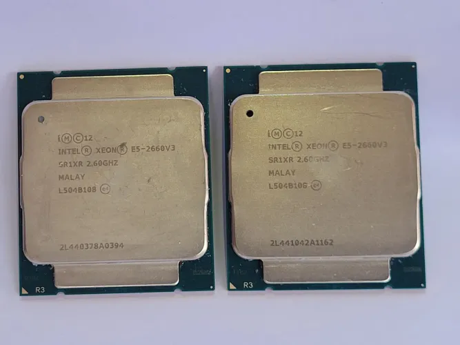 Par de Processadores Intel Xeon E5-2660 v3 (10 Cores / 20 Threads) LGA 2011-3