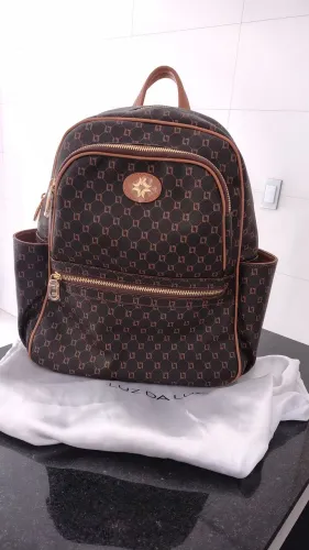 Mochila monograma - luz da lua