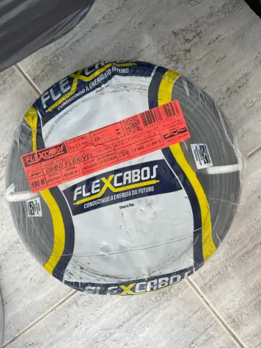Cabo Flexível Elétrico 2,5mm Antichama - Preto