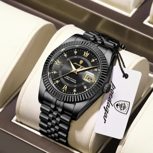 Relógio Masculino Poedagar 910 Black