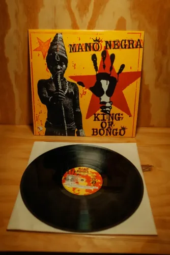 Disco Vinil Lp Mano Negra King Of Bongo / Novo (prensagem frança)
