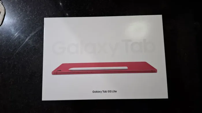 Tablet Samsung S10 Lite, 6 Gb de RAM, 128 Gb de memória, versão Wi-fi, vermelho