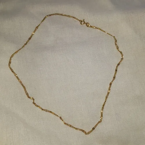 Colar folheado a ouro 18k