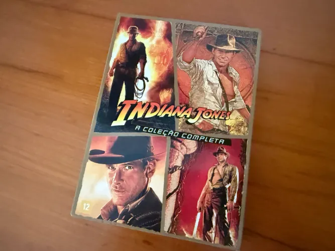 Box coleção Indiana Jones dvds originais