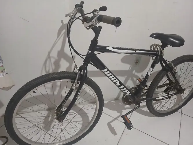 Bicicleta com marcha