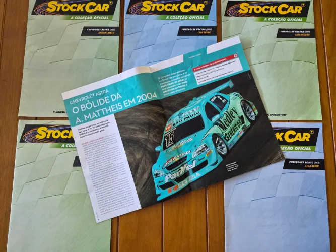 Lote 6 Fascículos Stock Car Cacá Bueno Guto Negrão