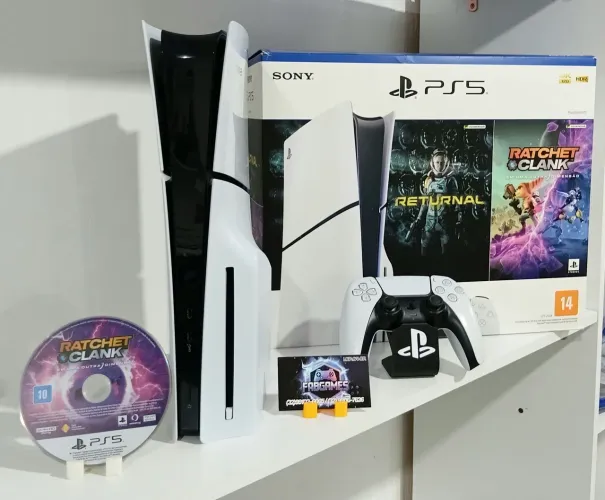 Playstation 5 Slim 1TB com leitor. Garantia 3 meses aqui na LOJA FABGAMES