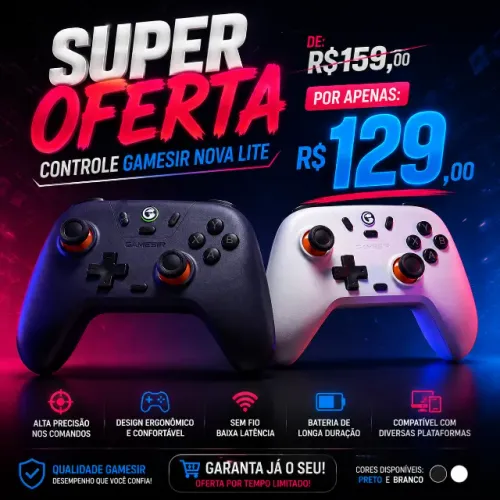 SUPER OFERTA CONTROLE GAMESIR NOVA LITE! (NOVO)