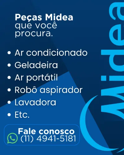 REPARO E VENDA DE PEÇAS MIDEA