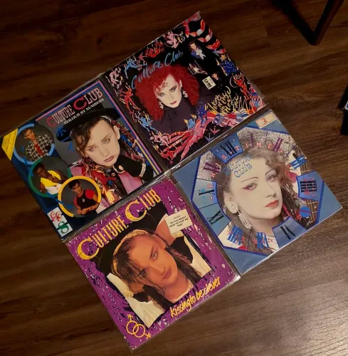 Lote discos de vinil (LPs) Culture Club - Colour by numbers e outros três