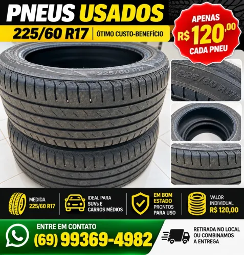 Pneus usados 225/60 R 17