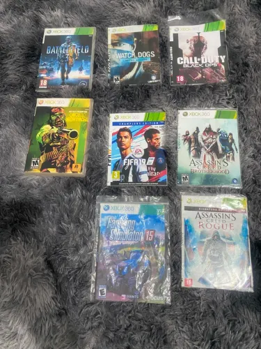 8 jogos Xbox 360