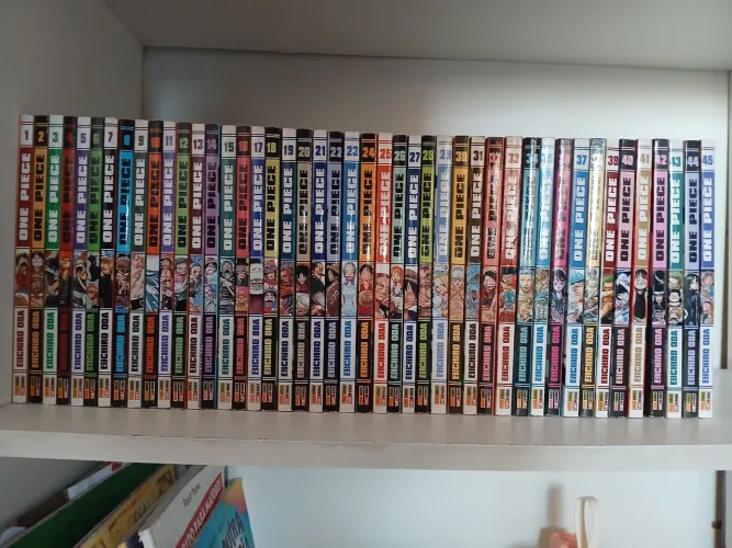 Coleção de mangás One Piece 1 ao 45<br>