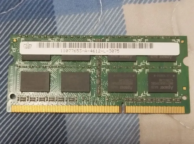 Memória Ram Soddim DDR3 1333 duas de 4gb