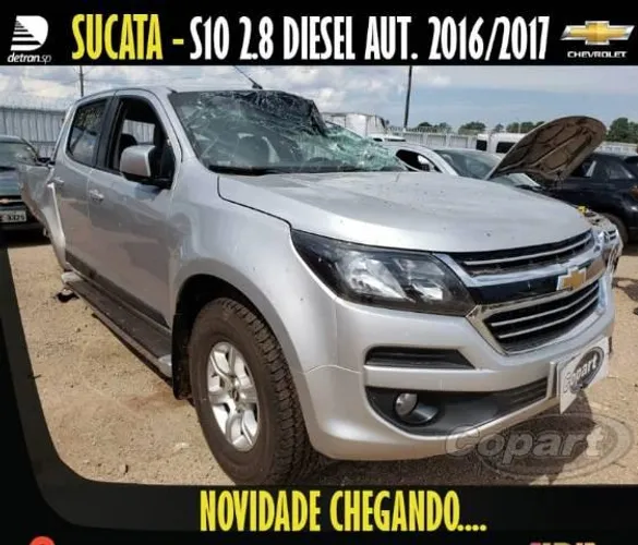 Sucata Chevrolet S10 Diesel 2.8 2016/2017 ...peças