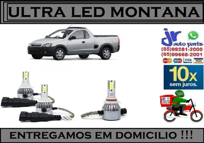 Lampada Ultra LED (Milha)Montana 6000K 12V 24V