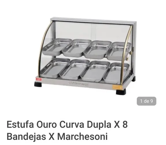 Estufa 8 bandejas dupla