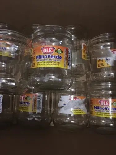 25 vidrinhos potinhos embalagens de milho vazios artesanato decoração