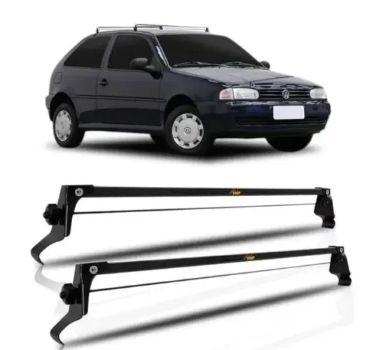 Rack Teto Volkswagen Gol G2 G3 G4 2PT - Preto Material Aço - VP 905