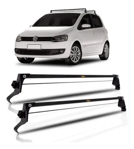 Rack Teto Volkswagen Fox 4 Portas - Preto Material Aço - VP 922
