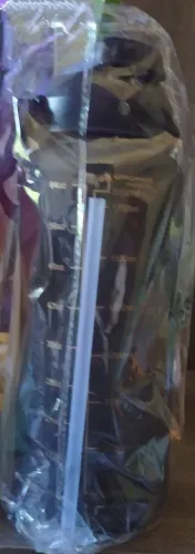 Kit Garrafas 3 em 1 garrafas 2L 900ml 300ml Squeze Academia Treino Tie Dye