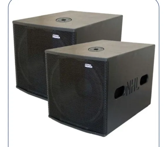 Par de Caixas de Som Subwoofer de 18 Polegadas+ Caixa staner SR315 + Caixa DBR715